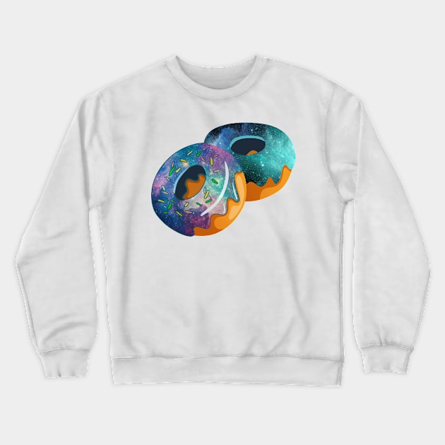 Donut Crewneck Sweatshirt by Creation Cartoon